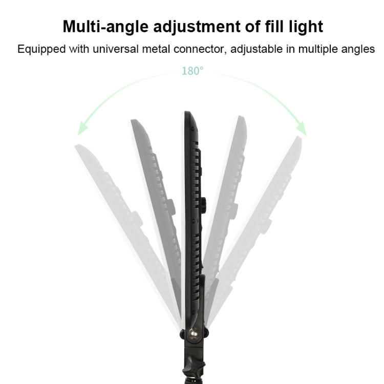 TRIOPO TTV-600 36+36W 5500-3200K 600 LEDs Flat Fill Light with Remote Control & Display