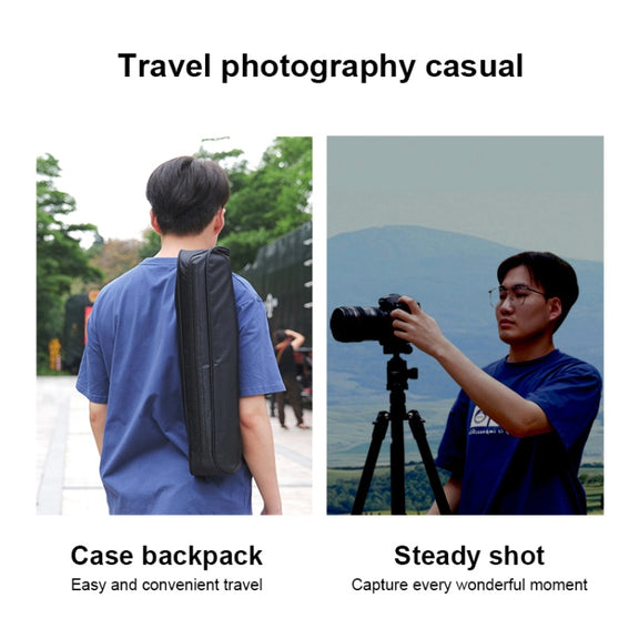 TRIOPO K2508S+B1S Adjustable Portable  Aluminum Alloy Tripod with Ball Head for SLR Camera(Gold)