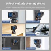 STARTRC VCR Snap-Mag Quick Release Base Mount Adapter For GoPro (Black)