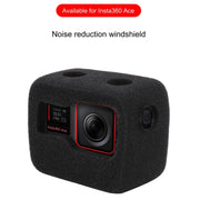 For Insta360 Ace Sponge Foam Windshield Housing Case (Black)