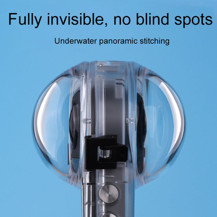 For Insta360 X3 Camera 50m Water-resistant Sealed Diving Case (Transparent)