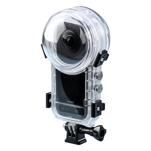 For Insta360 X3 Camera 50m Water-resistant Sealed Diving Case (Transparent)