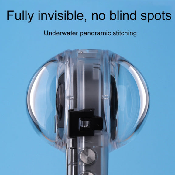For Insta360 X3 Camera 50m Water-resistant Sealed Diving Case (Transparent)