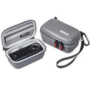 For Insta360 X5 / X4 STARTRC Camera Carry Case with Carabiner & Strap (Grey)