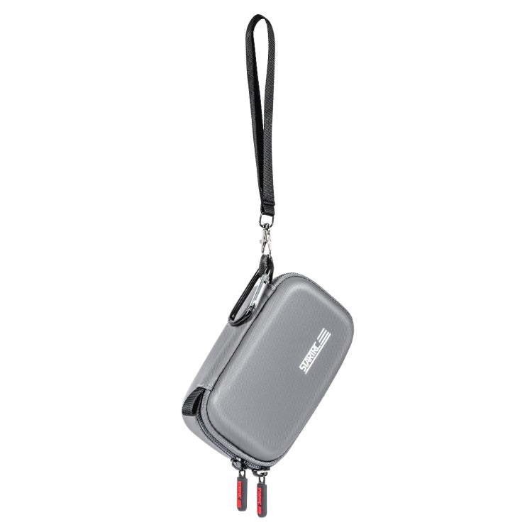 For Insta360 X5 / X4 STARTRC Camera Carry Case with Carabiner & Strap (Grey)