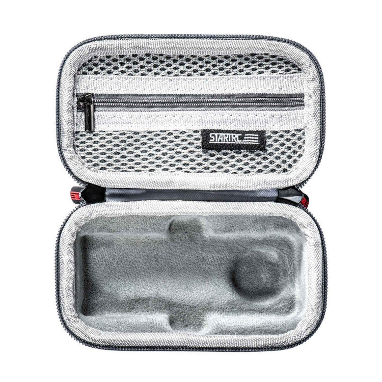 For Insta360 X5 / X4 STARTRC Camera Carry Case with Carabiner & Strap (Grey)