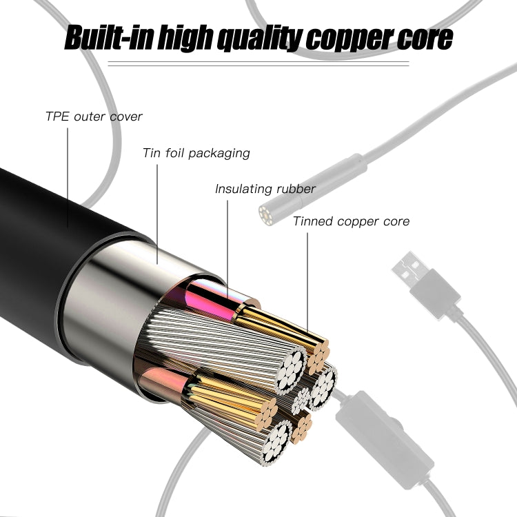 P20 4.3 Inch Screen Display HD1080P Inspection Endoscope with 8 LEDs, Length: 2m, Lens Diameter: 8mm, Mild Line