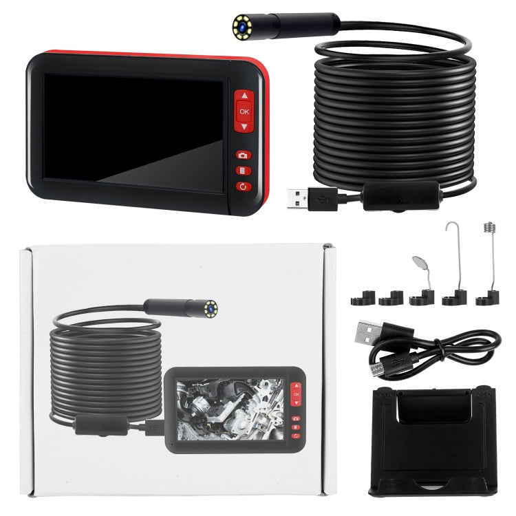 P20 4.3 Inch Screen Display HD1080P Inspection Endoscope with 8 LEDs, Length: 2m, Lens Diameter: 8mm, Mild Line