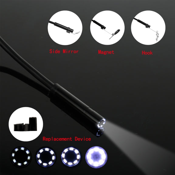 P20 4.3 Inch Screen Display HD1080P Inspection Endoscope with 8 LEDs, Length: 10m, Lens Diameter: 8mm, Mild Line
