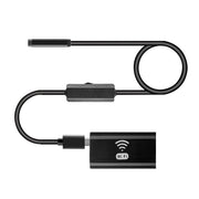 F99 HD Mobile Phone Endoscope, 8mm Water-resistant Pipe Endoscope, Wifi Version, Hardwire, Length: 1m (Black)