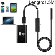F99 HD Mobile Phone Endoscope, 8mm Water-resistant Pipe Endoscope, Wifi Version, Hardwire, Length: 1.5m (Black)