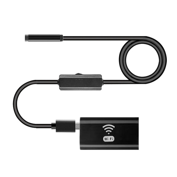 F99 HD Mobile Phone Endoscope, 8mm Water-resistant Pipe Endoscope, Wifi Version, Hardwire, Length: 1.5m (Black)