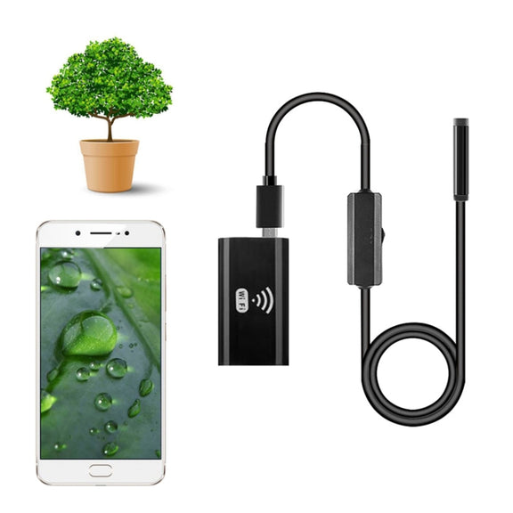 F99 HD Mobile Phone Endoscope, 8mm Water-resistant Pipe Endoscope, Wifi Version, Hardwire, Length: 1.5m (Black)