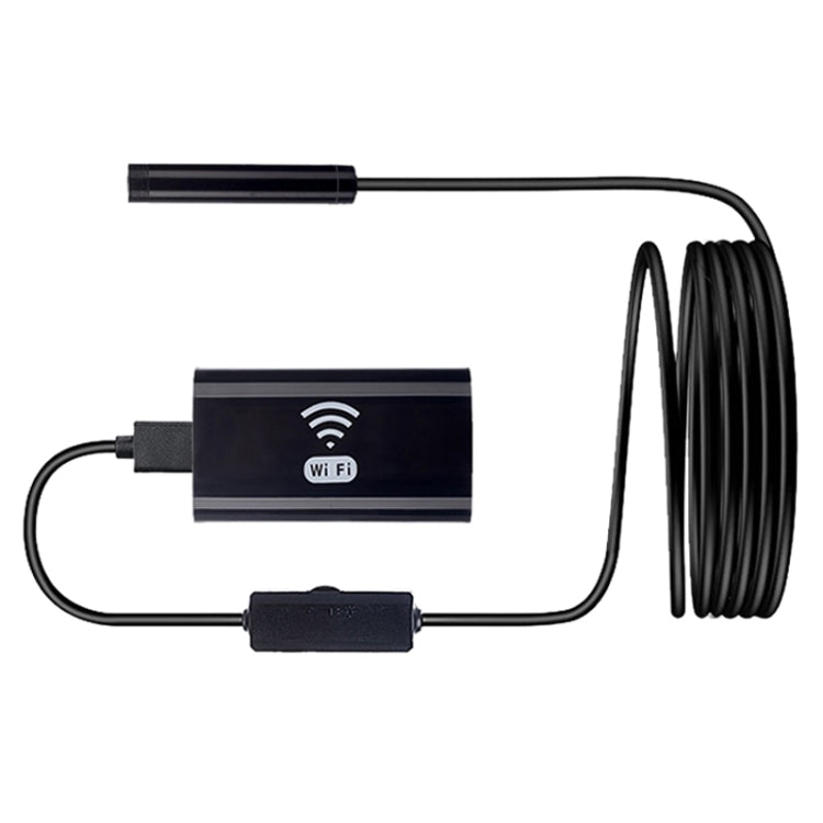 F99 HD Mobile Phone Endoscope, 8mm Water-resistant Pipe Endoscope, Wifi Version, Hardwire, Length: 2m (Black)