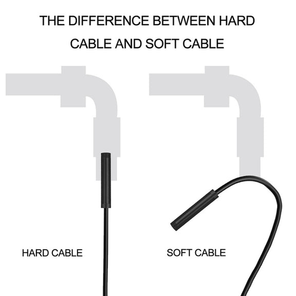 F99 HD Mobile Phone Endoscope, 8mm Water-resistant Pipe Endoscope, Wifi Version, Hardwire, Length: 2m (Black)