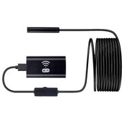 F99 HD Mobile Phone Endoscope, 8mm Water-resistant Pipe Endoscope, Wifi Version, Hardwire, Length: 5m (Black)