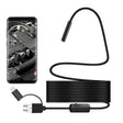 Y101 8mm Spiral Head 3 In 1 Waterproof Digital Endoscope Inspection Camera, Length: 5m Flexible Cable(Black) -  by PMC TechLife | Online Shopping South Africa | PMC TechLife | Buy Now Pay Later Mobicred