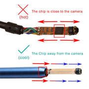 I98 1.3 Million HD Visual Earwax Clean Tool Endoscope Borescope with 6 LEDs, Lens Diameter: 5.5mm (Yellow)