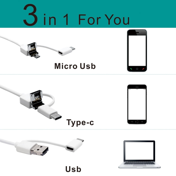 I98 1.3 Million HD Visual Earwax Clean Tool Endoscope Borescope with 6 LEDs, Lens Diameter: 5.5mm (Yellow)