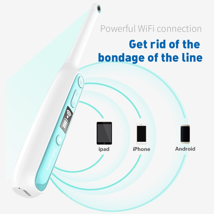 i401 2.0MP HD Camera Wireless Dental Inspection Endoscope with 8 Adjustable LEDs, IP67 Water-resistant
