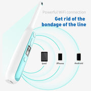 i401 2.0MP HD Camera Wireless Dental Inspection Endoscope with 8 Adjustable LEDs, IP67 Water-resistant
