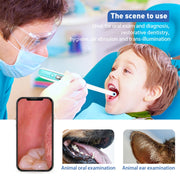 i401 2.0MP HD Camera Wireless Dental Inspection Endoscope with 8 Adjustable LEDs, IP67 Water-resistant