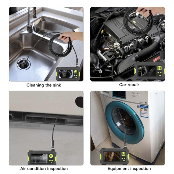 P30 8mm IP67 Water-resistant 4.3 inch HD Portable Endoscope Hard Cable Industrial Endoscope, Cable Length: 2m