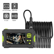 P30 8mm IP67 Water-resistant 4.3 inch HD Portable Endoscope Hard Cable Industrial Endoscope, Cable Length: 2m