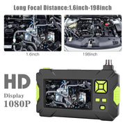 P30 8mm IP67 Water-resistant 4.3 inch HD Portable Endoscope Hard Cable Industrial Endoscope, Cable Length: 2m