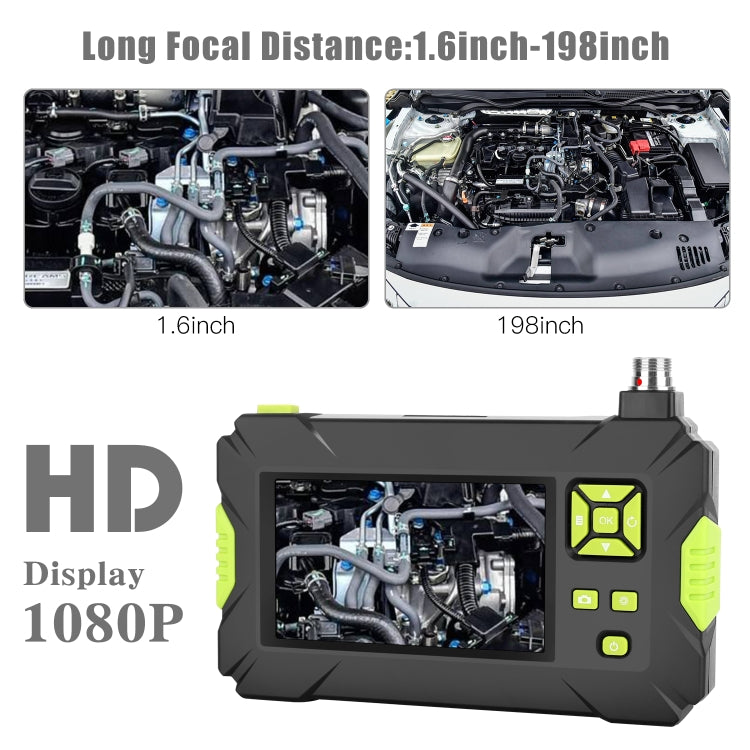 P30 8mm IP67 Water-resistant 4.3 inch HD Portable Endoscope Hard Cable Industrial Endoscope, Cable Length: 2m