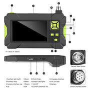 P30 8mm IP67 Water-resistant 4.3 inch HD Portable Endoscope Hard Cable Industrial Endoscope, Cable Length: 2m