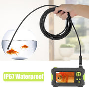 P30 8mm IP67 Water-resistant 4.3 inch HD Portable Endoscope Hard Cable Industrial Endoscope, Cable Length: 2m