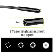 P30 8mm IP67 Water-resistant 4.3 inch HD Portable Endoscope Hard Cable Industrial Endoscope, Cable Length: 5m(Green)