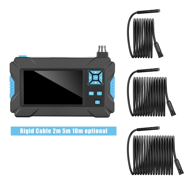 P30 5.5mm IP67 Water-resistant 4.3 inch HD Portable Endoscope Hard Cable Industrial Endoscope, Cable Length: 10m(Blue)