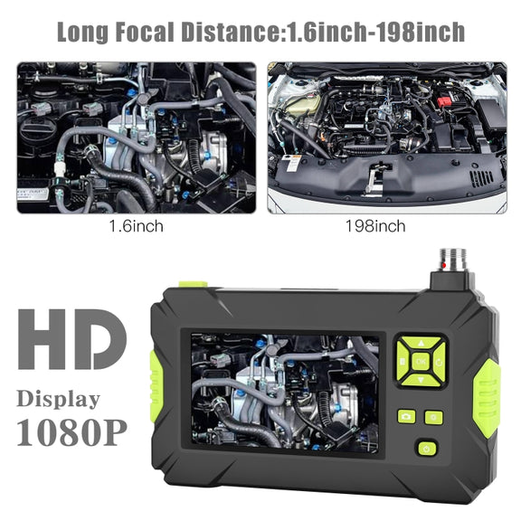 P30 8mm IP67 Water-resistant 4.3 inch HD Portable Endoscope Hard Cable Industrial Endoscope, Cable Length: 10m