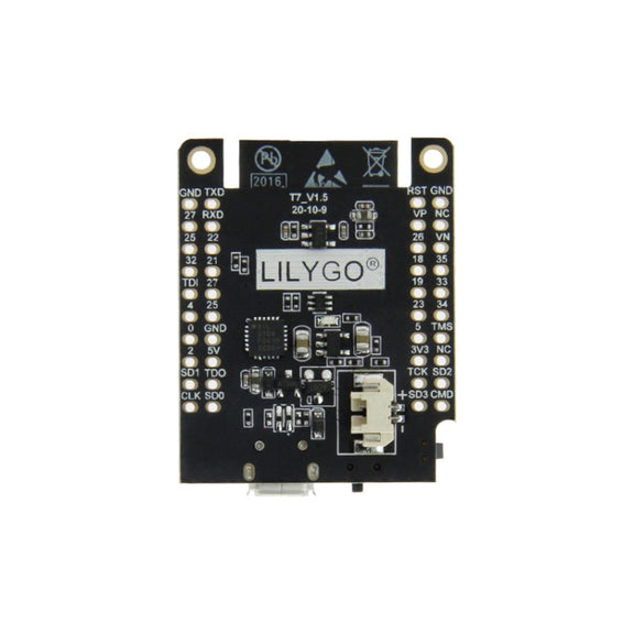 TTGO T7 V1.5 Mini32 Expansion Board ESP32-WROVER-B PSRAM Wi-Fi Bluetooth Module Development Board