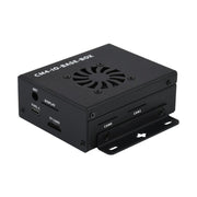 Waveshare Mini IO Board Lite Ver Mini-Computer Base Box with Metal Case & Cooling Fan for Raspberry Pi CM4(EU Plug)