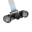 5MP OV5647 Adjustable Focal Infrared Night Vision Camera with 2 PCS IR Sensor Lights for Raspberry Pi 3 - Raspberry Pi Accessories by PMC TechLife | Online Shopping South Africa | PMC TechLife | Buy Now Pay Later Mobicred