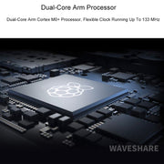Waveshare RP2040-Plus Pico-like MCU Board Based on Raspberry Pi MCU RP2040, with Pinheader
