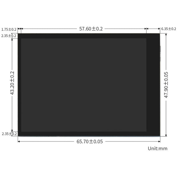 Waveshare 2.8 inch Touch Screen Expansion Fully Laminated Display For Raspberry Pi CM4