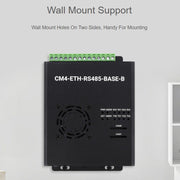 Waveshare Dual ETH Mini-Computer for Raspberry Pi CM4, Gigabit Ethernet, 4CH Isolated RS485(EU Plug)