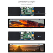 WAVESHARE 11.9 inch Capacitive Touch Display For Raspberry Pi, 320 x 1480, IPS, DSI Interface