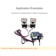 Waveshare HRB8825 Stepper Motor HAT For Raspberry Pi, Drives Two Stepper Motors, Up To 1/32 Microstepping