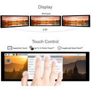 WAVESHARE 7.9 inch Capacitive Touch Display For Raspberry Pi, 400 x 1280, IPS, DSI Interface