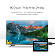 WAVESHARE 5 inch Touch Screen Expansion for Raspberry Pi CM4, PoE Header, Gigabit Ethernet, 4K Output