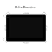 WAVESHARE 5 inch Touch Screen Expansion for Raspberry Pi CM4, PoE Header, Gigabit Ethernet, 4K Output