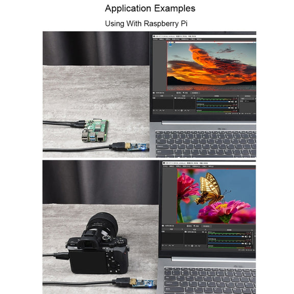 Waveshare USB Port High Definition HDMI Video Capture Card for Gaming / Streaming / Cameras