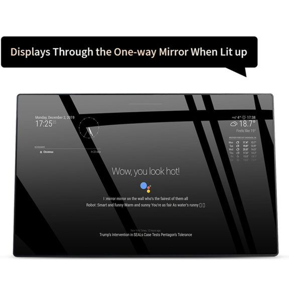 Waveshare 13.3 inch Magic Mirror, Voice Assistant, Touch Control(US Plug)