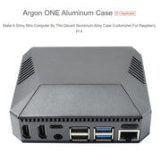 Waveshare Argon One Aluminum Case For Raspberry Pi 4, with Safe Power Button