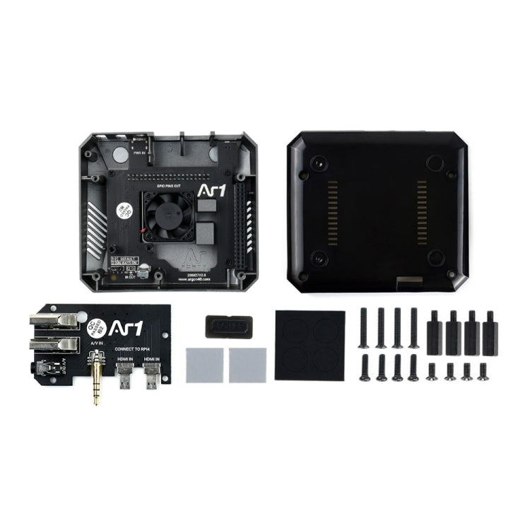 Waveshare Argon One Aluminum Case For Raspberry Pi 4, with Safe Power Button